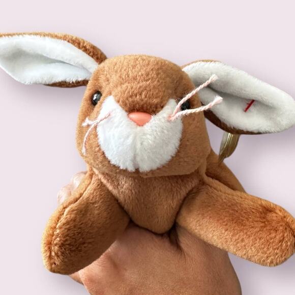 TY Beanie Baby EARS The Rabbit RARE Style 4018 1995 - Picture 2 of 7